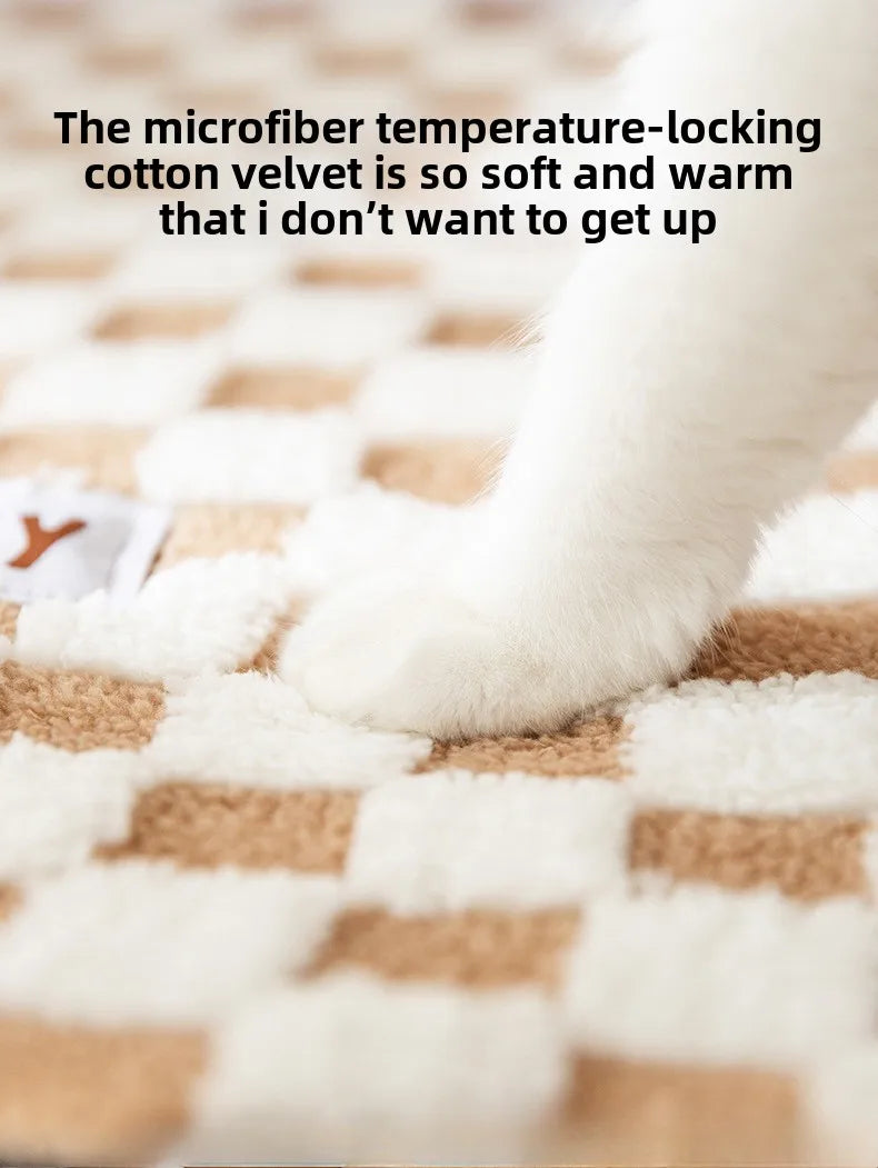 Autumn Winter Cat Nest Thickened Warm Hide and Seek Cats Tunnel Interesting Design Pet Beds Moisture-proof Cat Supplies