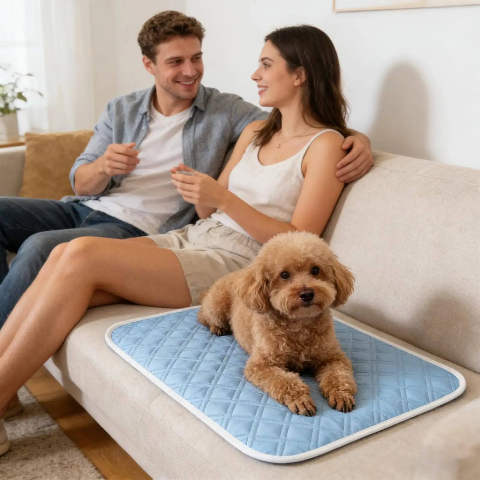 Pet Cooling Pad 45x35cm Dog Sweat Sleeping Rug Soft Rest Mat Sleep Bedding Pet Supplies For Small Medium Large Dog Kitten Crate