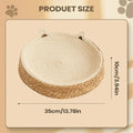 Cat Bed Sofa Cat Scratch Board  Wear-Resistant Cat Bed Natural Rattan Weave Dog Cat House Pet Sleeping Bed Pet supplies