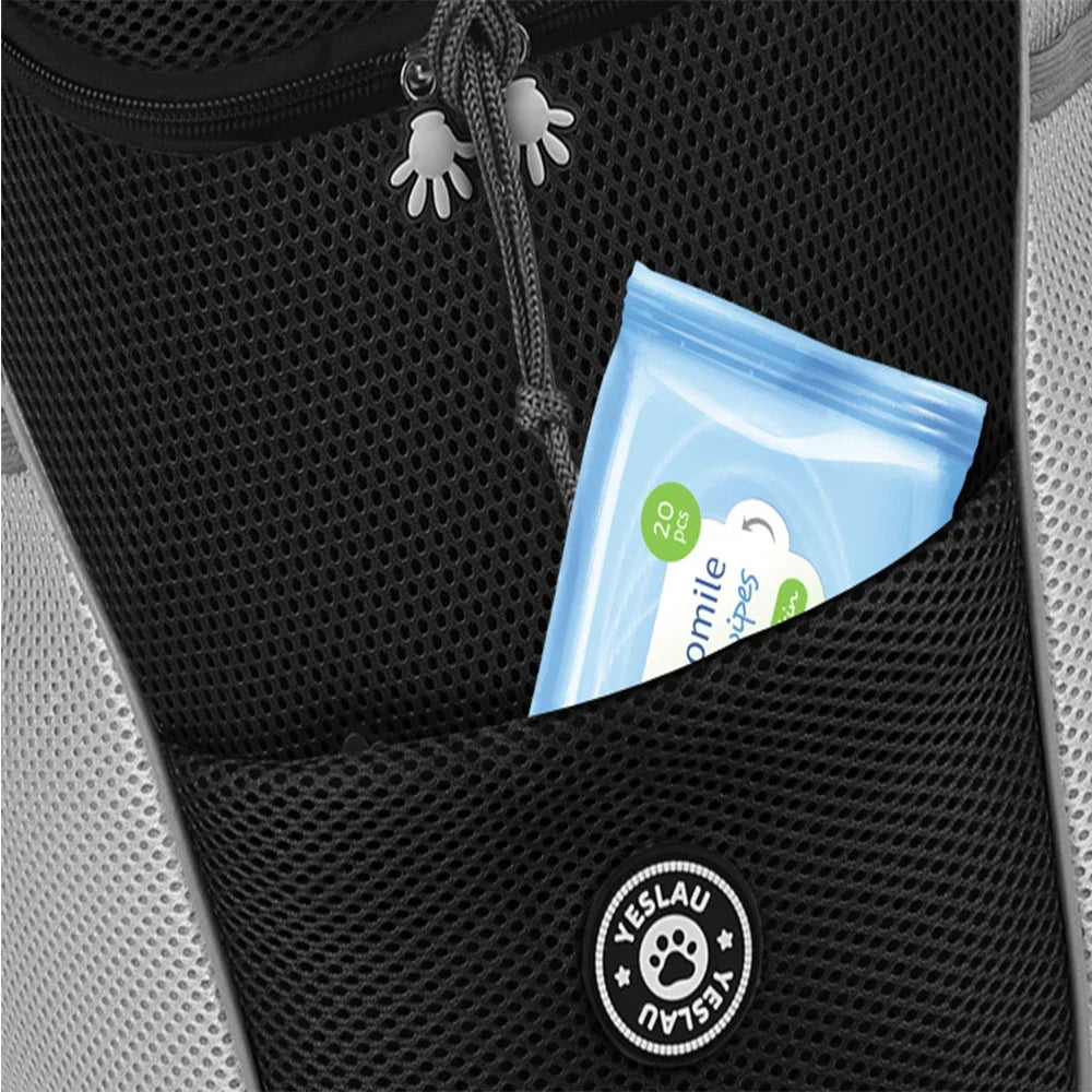 Dog Shoulder Carrier Backpacks Comfortable Doggy Front Backpack Pet Puppy Carrier Bags for Biking Hiking Camping Dog Carrier Bag