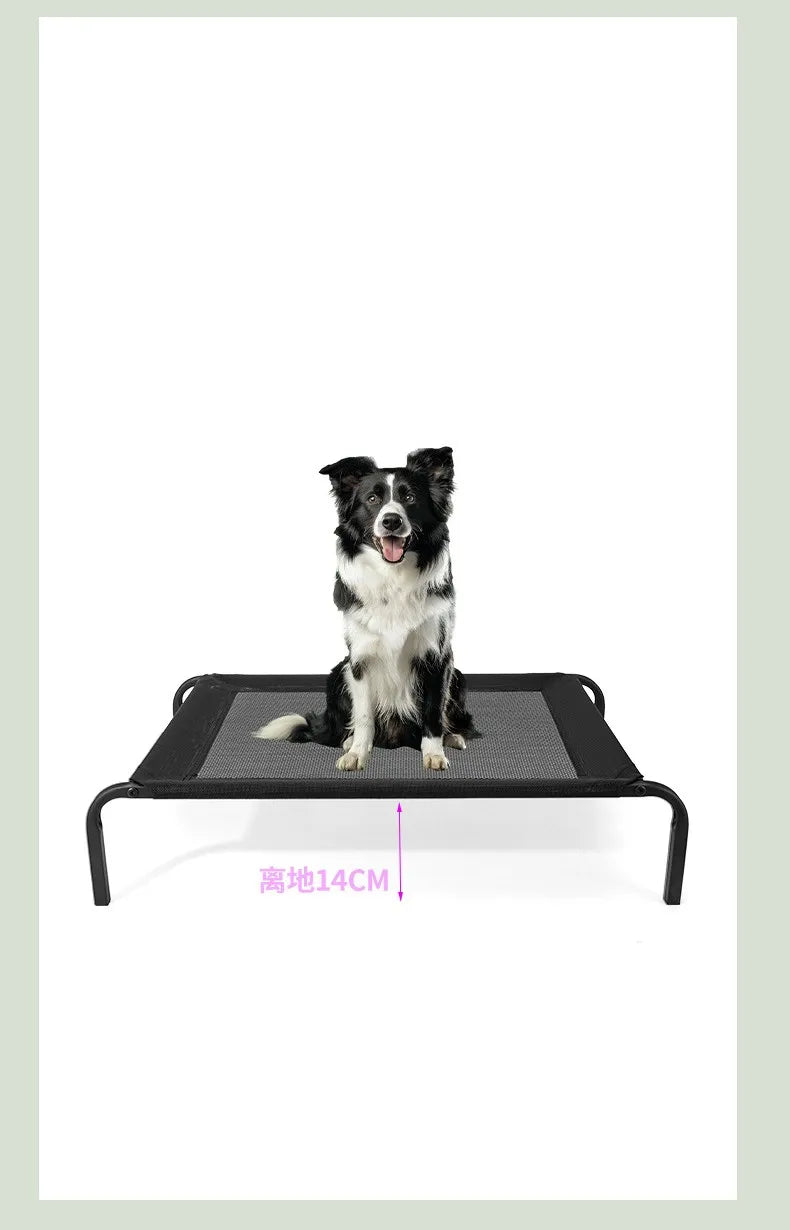 Dog Beds Anti-moisturizing Dog Bed Indoor Summer Dogs Beds Iron Frame Camping Bed for Dogs Traveling Kennel Mats Pet Products
