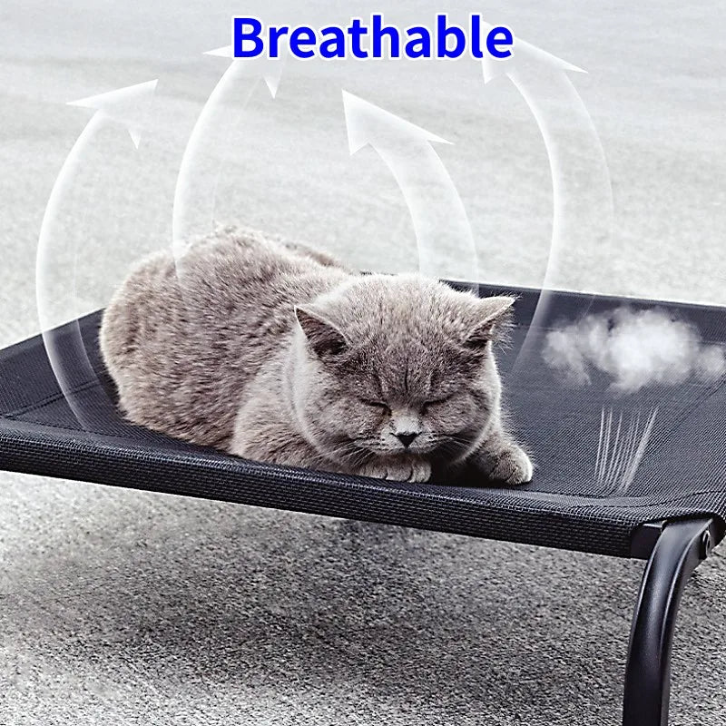 Dog Beds Anti-moisturizing Dog Bed Indoor Summer Dogs Beds Iron Frame Camping Bed for Dogs Traveling Kennel Mats Pet Products